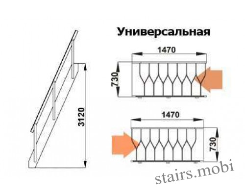 К-007М/28 вид4 чертеж stairs.mobi